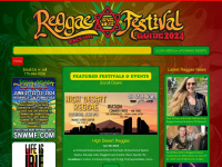reggaefestivalguide.com Webseite Vorschau