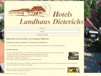 landhaus-dieterichs.de Webseite Vorschau