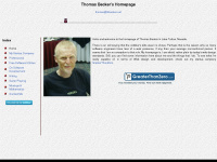 thbecker.net Webseite Vorschau
