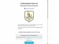 streunerkatzen.org Webseite Vorschau