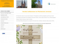 pfarrbereich-jerichow.de Webseite Vorschau