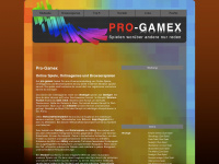 pro-gamex.de Webseite Vorschau