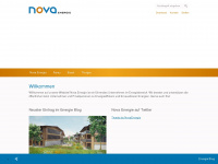 novaenergie.ch Webseite Vorschau