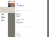 panaqua.ch Webseite Vorschau