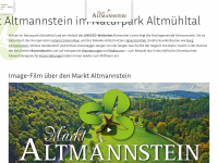 altmannstein.de Webseite Vorschau