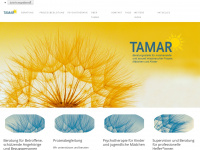 tamar.at Webseite Vorschau