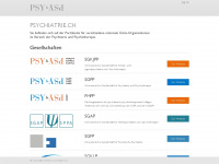 psychiatrie.ch Webseite Vorschau