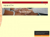 appella.ch Webseite Vorschau