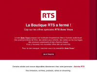 boutique.rts.ch Webseite Vorschau