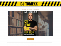 djtomekk.com Webseite Vorschau