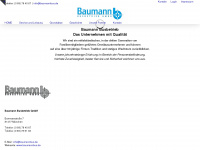 baumannbus.de Webseite Vorschau
