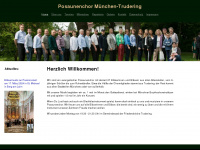 posaunenchor-trudering.de Webseite Vorschau
