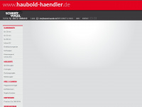 haubold-haendler.de Webseite Vorschau