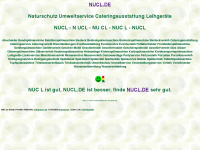 nucl.de Webseite Vorschau