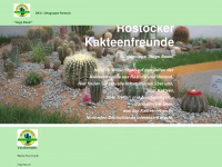 rostocker-kakteenfreunde.de Webseite Vorschau