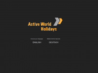 active-world-holidays.com Webseite Vorschau