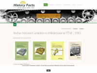 historyfacts.biz Webseite Vorschau