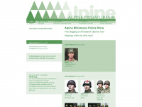 alpineminiatures.com Webseite Vorschau