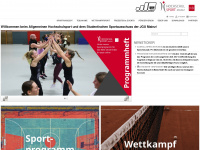 sportausschuss.uni-mainz.de Webseite Vorschau