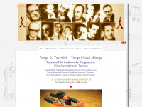 tangopeter.de Webseite Vorschau