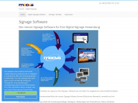 signage-software.de Webseite Vorschau