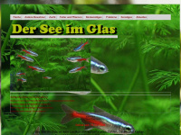 aquarienfische.info Webseite Vorschau