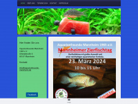 aquarienfreunde-mannheim.de Webseite Vorschau