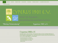 cyperus1901.de Webseite Vorschau