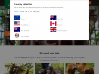 orangutan.org.au Webseite Vorschau