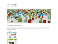 nanodesign.de Webseite Vorschau
