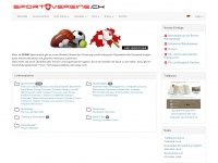 sportvereine.ch Webseite Vorschau