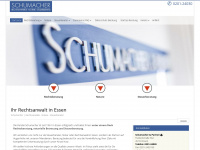 schumacherlaw.com Webseite Vorschau