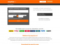 easycar.nl Webseite Vorschau