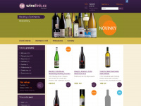 winelink.cz Webseite Vorschau