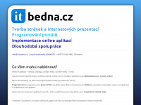 it-bedna.cz Webseite Vorschau