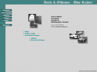antik-oldtimer.de Webseite Vorschau