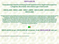 oekolade.de Webseite Vorschau