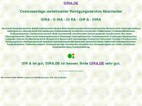 oira.de Webseite Vorschau