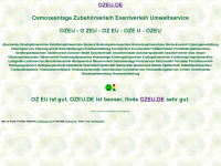 ozeu.de Webseite Vorschau