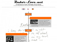 radar-love.net Webseite Vorschau