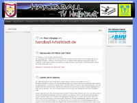 tv-hallstadt-handball.de Webseite Vorschau