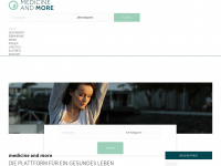 medicine-and-more.com Webseite Vorschau