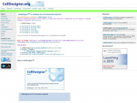 celldesigner.org Webseite Vorschau