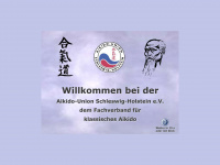 aikido-union-sh.de Webseite Vorschau