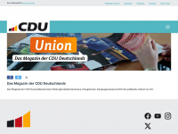 union-magazin.cdu.de Webseite Vorschau