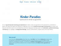 kinderparadies.com Webseite Vorschau
