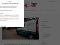 hoopsnotes.com Webseite Vorschau