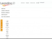 leonding.at Webseite Vorschau