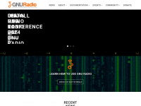 gnuradio.org Webseite Vorschau