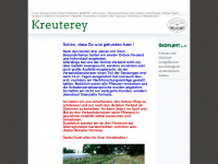 kreuterey.de Webseite Vorschau